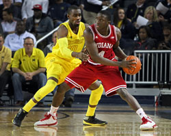 Michigan vs Indiana university basketball game 2013 photography by robbie small